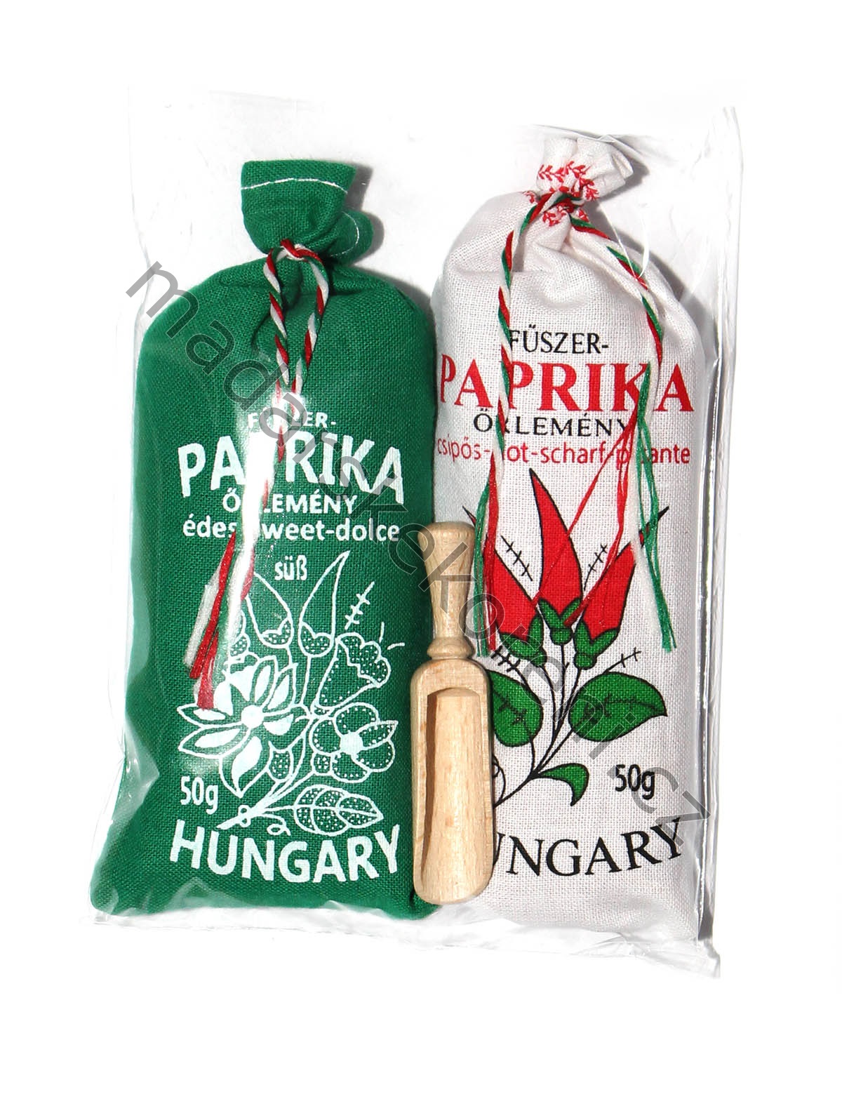 Maďarská paprika sladká a pálivá s lopatičkou - 2x50g
